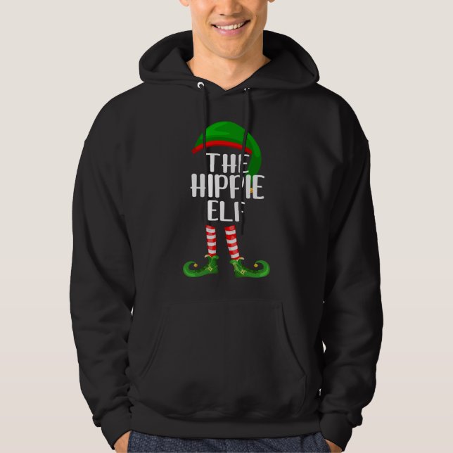 Sudadera Divertido El Elfo Hippie Que Coincide Con Los Navi (Anverso)