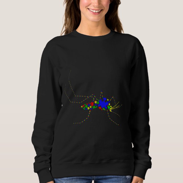 Sudadera Divertido enigma de mosquitos Animales Conciencia  (Anverso)