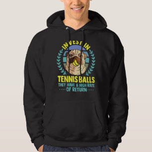 Sudadera Divertido entrenador de tenis lemas jugador de ten