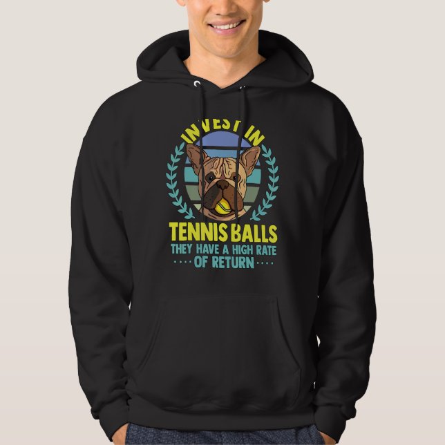Sudadera Divertido entrenador de tenis lemas jugador de ten (Anverso)