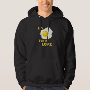 Sudadera Divertido, es Huevo frito. Me Enamoran los amantes