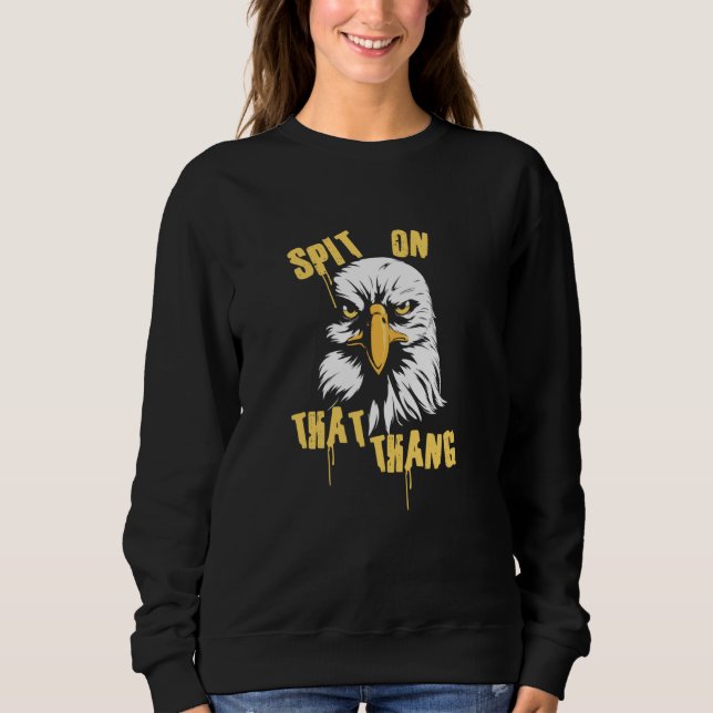 Sudadera Divertido Espinazo En Ese Halcón Thang Tuah Hawk B (Anverso)
