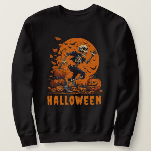 Sudadera Divertido esqueleto de Halloween espeluznante