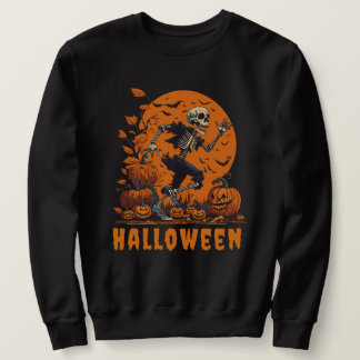 Sudadera Divertido esqueleto de Halloween espeluznante
