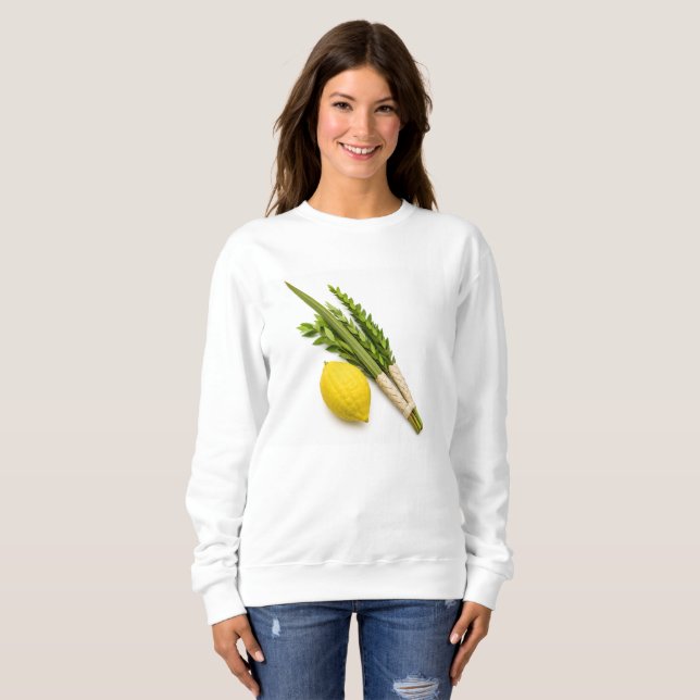 Sudadera divertido 'está en tiendas' sukkot  (Anverso completo)