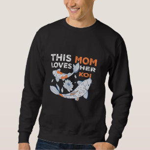 Sudadera Divertido Esta Mamá Ama A Sus Koi Mejor Japonés Ni