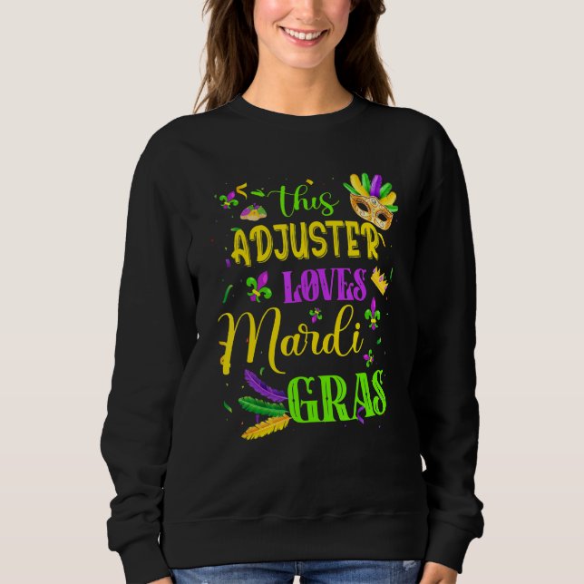 Sudadera Divertido este ajustador ama el Festival de Carn d (Anverso)