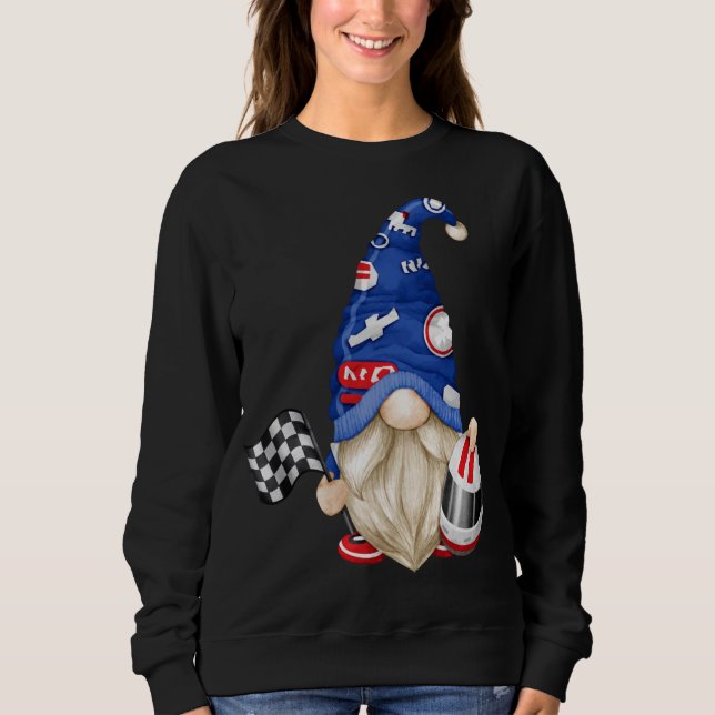 Sudadera Divertido Gnome Bunny Love CMA Enfermera Amor Gnom (Anverso)