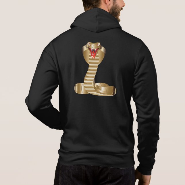 Sudadera Divertido Guay Exótico Belleza Única Sparkle Snake (Reverso)