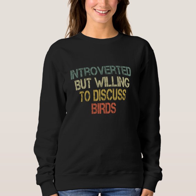 Sudadera Divertido Introvertido Retro Sarcástico Pero Dispu (Anverso)