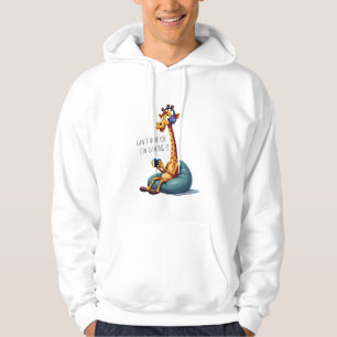 Sudadera Divertido juego de jirafa para videojuegos masculi