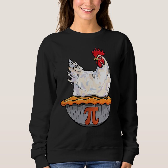 Sudadera Divertido juego de pie de pollo math geek matemáti (Anverso)