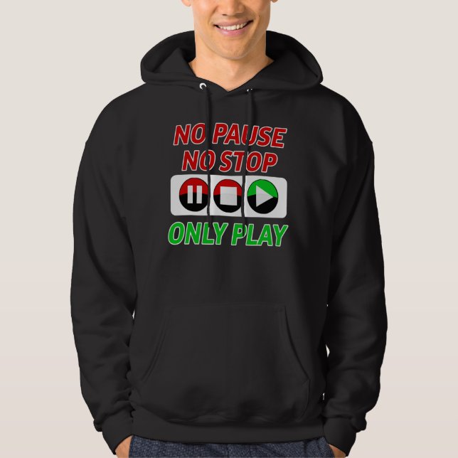 Sudadera Divertido jugador de regalo Chica de video jugador (Anverso)