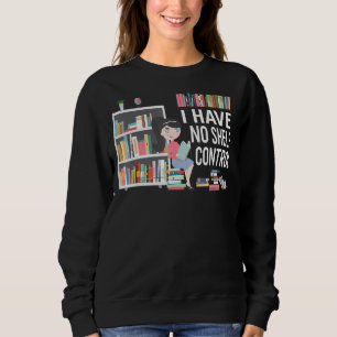 Sudadera Divertido libro de lectura Nerd No tengo Li de con