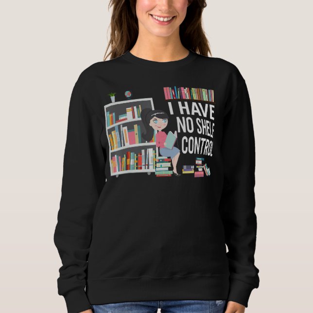 Sudadera Divertido libro de lectura Nerd No tengo Li de con (Anverso)
