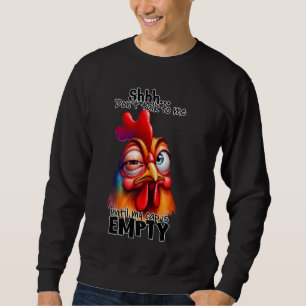 Sudadera divertido lindo gallo de pollo para mujeres y gi