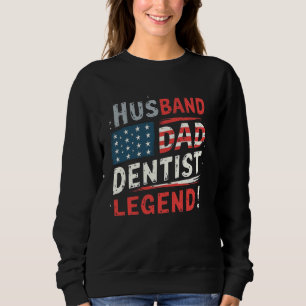 Sudadera Divertido marido, papá, dentista, leyenda "Toot pa