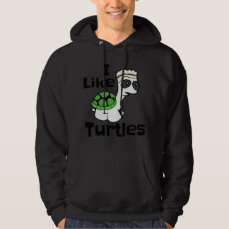 Sudadera Divertido Me gustan las Tortugas con Tortuga Bebé
