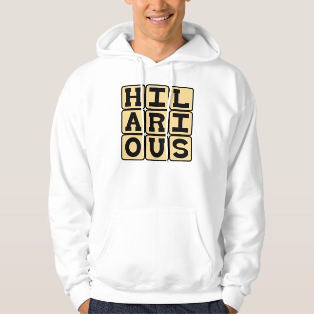 Sudadera Divertido, me muero de risa (Anverso)