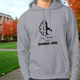 Sudadera Divertido Mi Cerebro Está en Modo Avión Compañero