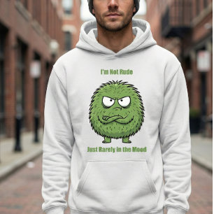 Sudadera Divertido 'No soy grosero… Simplemente estoy raram