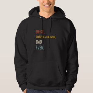 Sudadera Divertido papá mejor ingeniero de robótica papá Ca