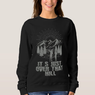 Sudadera Divertido paseo en bicicleta y en las colinas just