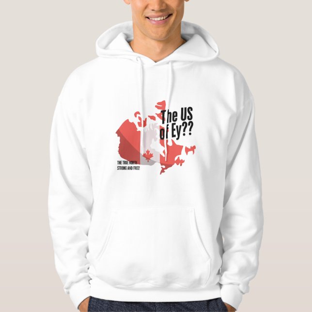 Sudadera Divertido patriota canadiense. (Anverso)