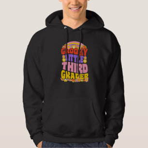 Sudadera Divertido pequeño estudiante de tercer grado Retro