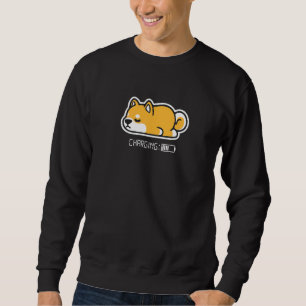 Sudadera Divertido perro chiba inu cargando una siesta de p