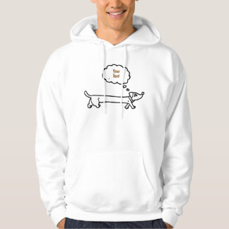Sudadera Divertido perro de Dachshund con burbuja para tu t