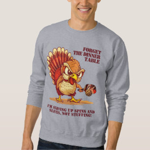 Sudadera Divertido pickleball Turquía (acción de gracias)_
