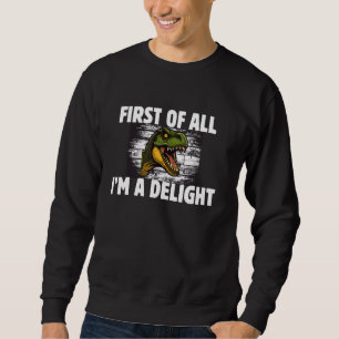 Sudadera Divertido primero que nada soy un delicioso Sarcas