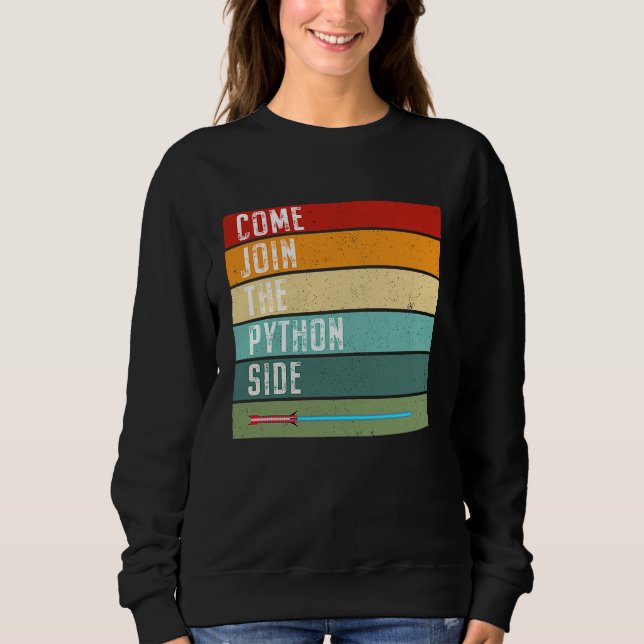 Sudadera Divertido programador de Python ingeniero de codif (Anverso)