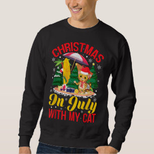 Sudadera Divertido propietario de gatos de Navidad - Navida