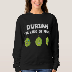 Sudadera Divertido Rey Duriano De Frutos Amantes De Frutas