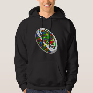 Sudadera Divertido rompecabezas Rugby Autism Awareness Homb