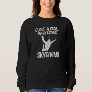 Sudadera Divertido Skydiving Para Chicas De Paracaidismo In