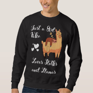 Sudadera Divertido Sólo Un Chica Que Ama Las Lemas Y Las Ll