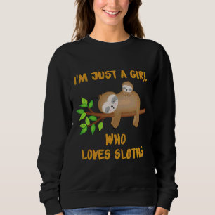 Sudadera Divertido, Soy Solo Un Chica Que Ama Las Lemas