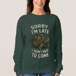 Sudadera Divertido sudadero de tortuga