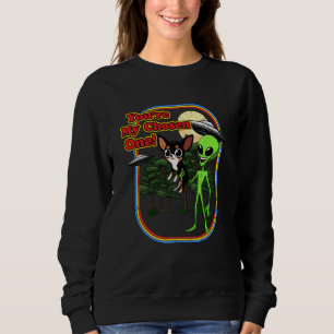 Sudadera Divertido Tri Chihuahua Alien, tú eres elegido uno