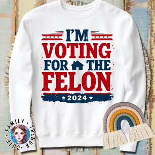 Sudadera Divertido Trump 2024 Por el presidente 2024