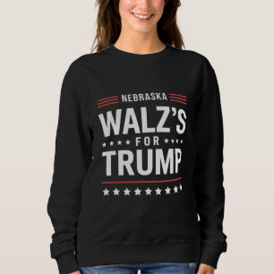 Sudadera Divertido Trump Vance Walz's Para Trump Nebraska