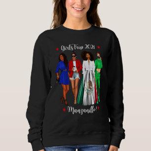 Sudadera Divertido viaje de Chicas Manzanillo Holiday Méxic