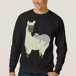 Sudadera Divertido viaje en eslogan a llamar a la moda alpa