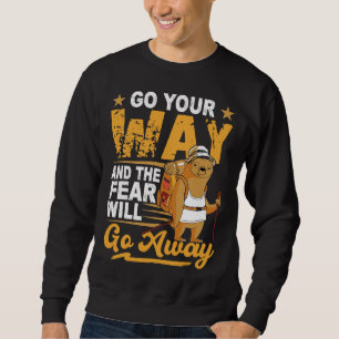 Sudadera Divertido Wandering Sloth Con Decir
