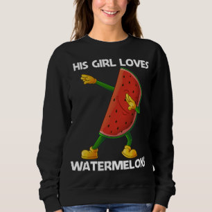 Sudadera Divertido Watermelon Art Para Chicas Niños Melon F