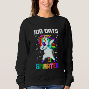 Sudadera Divertidos 100 días más inteligentes para el día 1