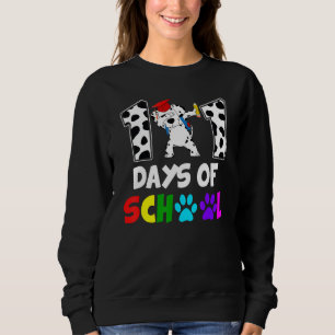 Sudadera Divertidos 101 Días De Escuela Dabbing Dalmatian D
